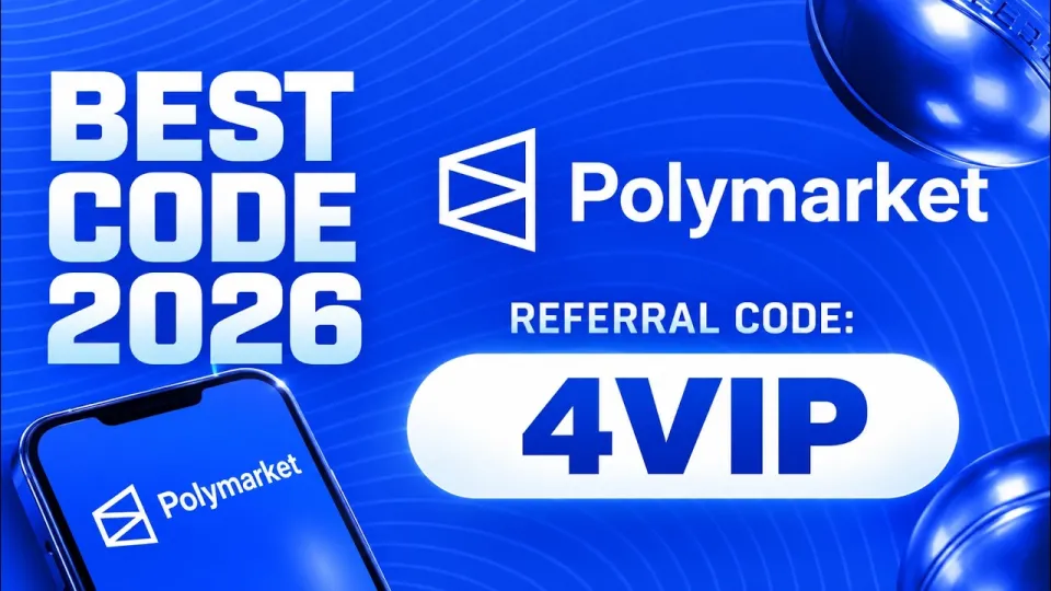 Polymarket Referral Code "4VIP" - working polymarket referral code